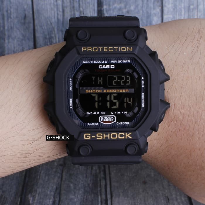 JAM TANGAN PRIA G-SHOCK CASIO GX-56 HITAM LIS GOLD