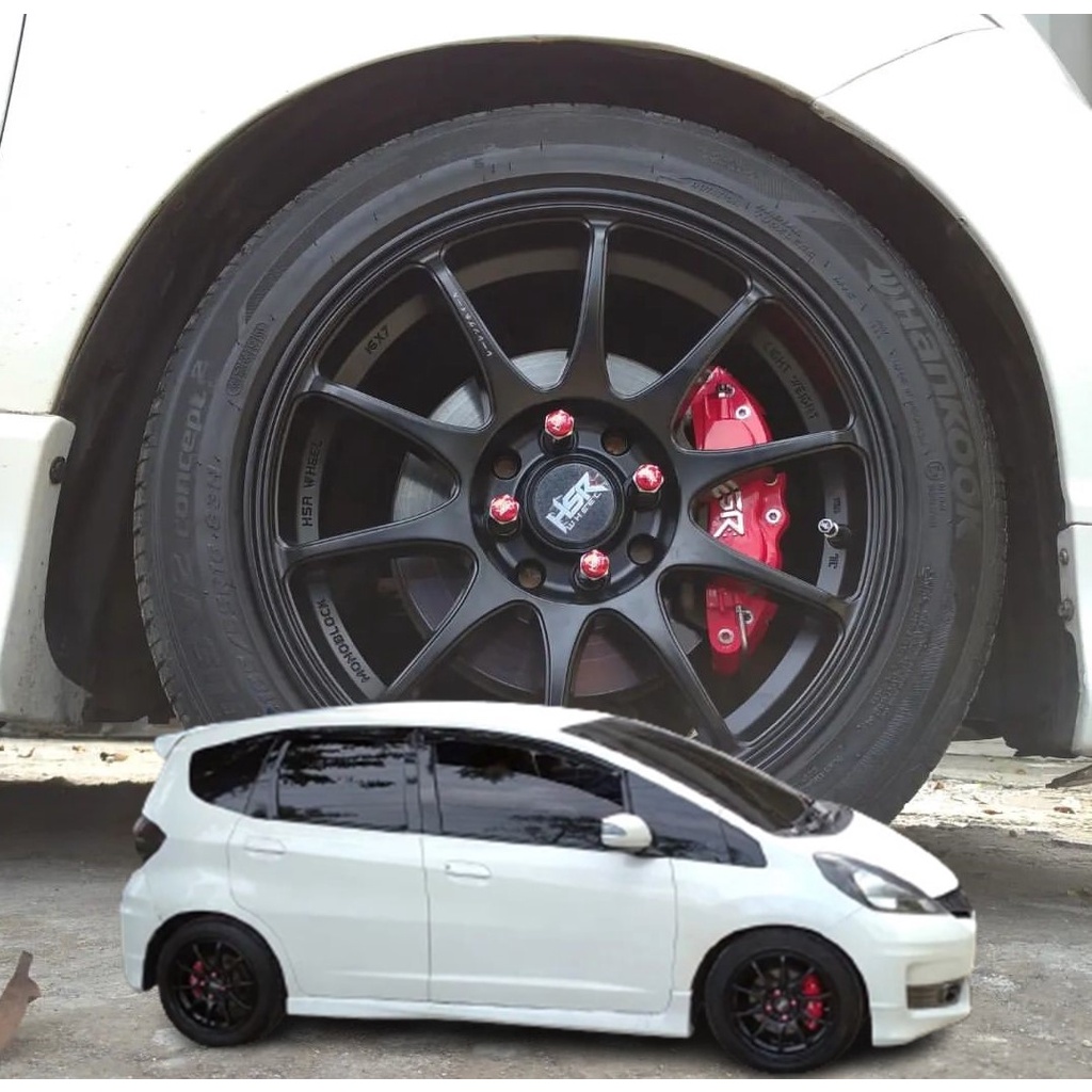 velg ring 16 HSR INDY velg mobil racing jazz,mobilio,brio,agya,r16