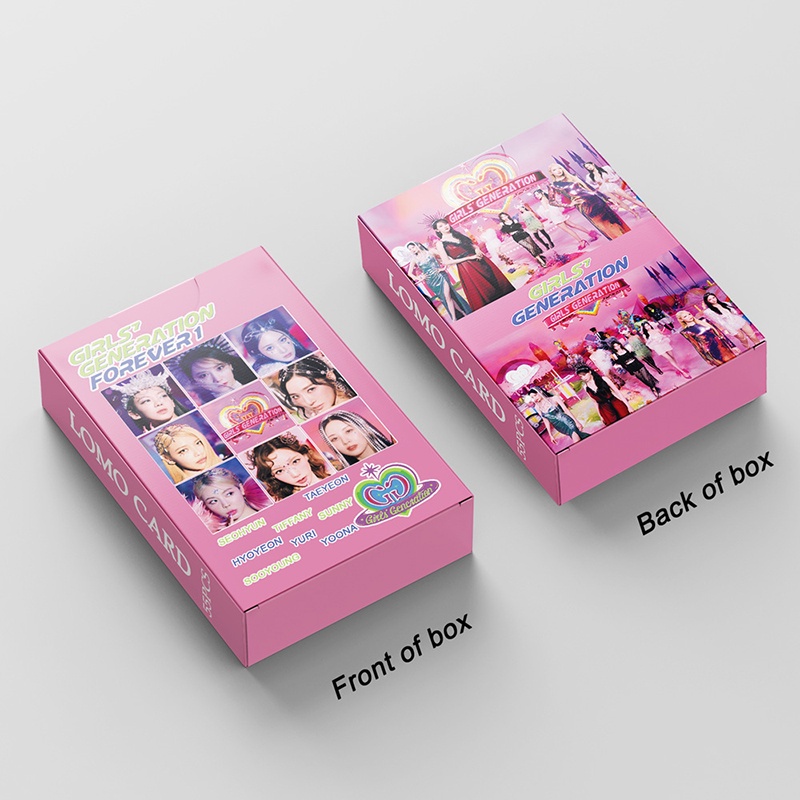 55pcs / Kotak Kartu Foto LOMO Girls' Generation 2022 FOREVER 1 Album