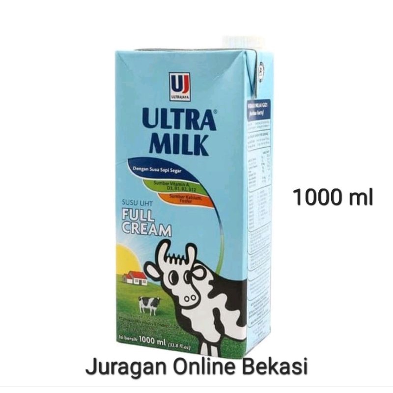 

Susu Ultramilk UHT Full Cream 1000ml