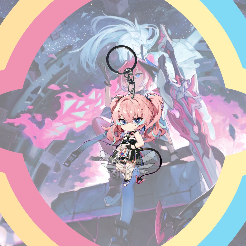 Gantungan Kunci Honkai Impact Rozaliya Olenyeva - Fervent Delta - Key Chain - Souvenir - Anime - Gan