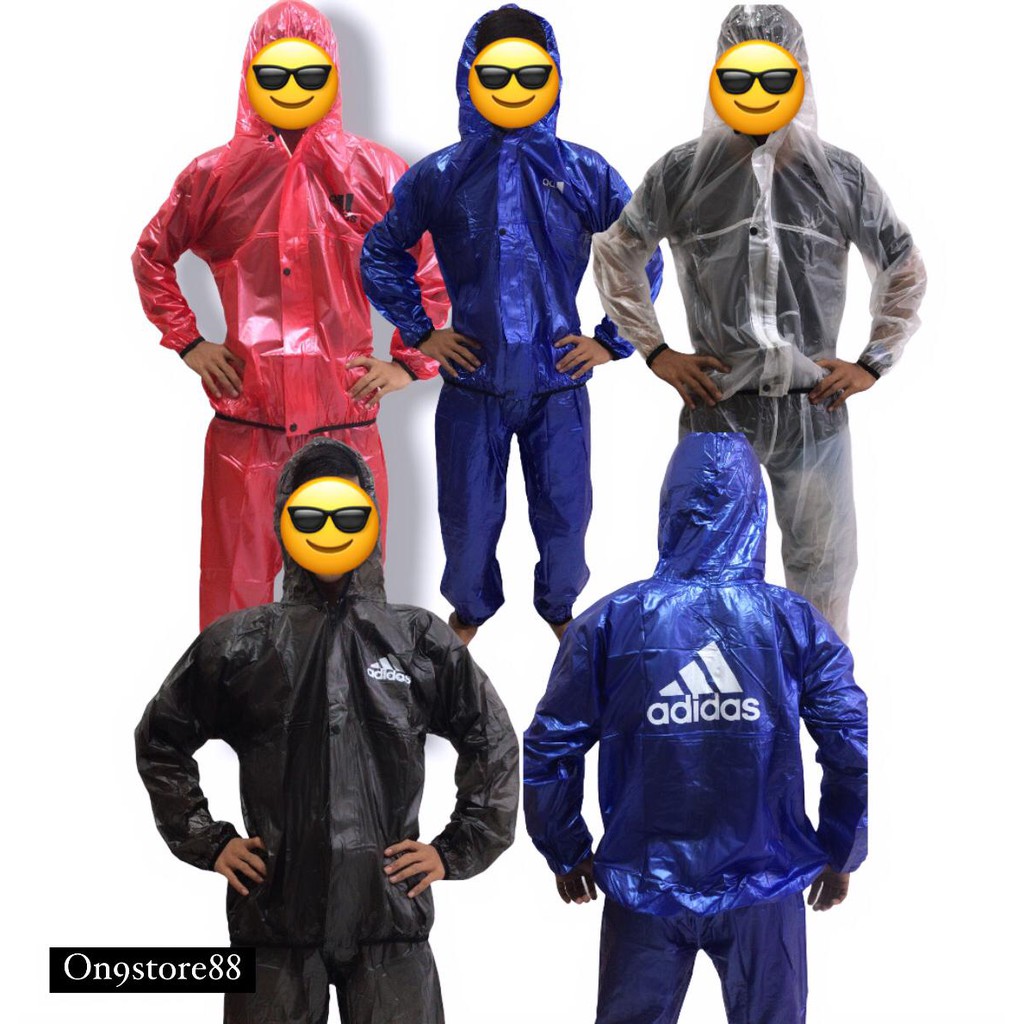 JAS HUJAN JAKET SAUNA ADIDAS MULTIFUNGSI