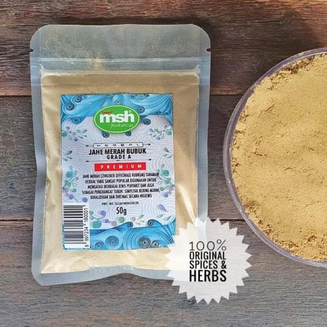 

BG Jahe Merah Bubuk Premium Grade A IEG (Kirim Langsung)