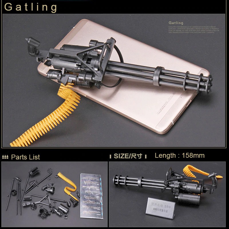  1 6  1 6  Scale 12 inch Action Figures M134 Gatling Minigun 