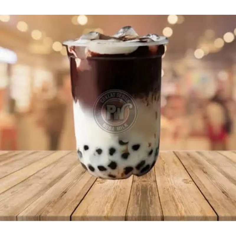 

boba milk coklat keju