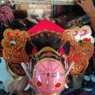 Topeng Barong Bangkung Kerajinan Souvenir Bali | Shopee Indonesia