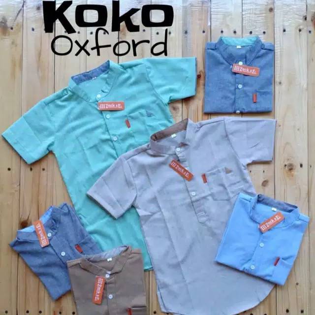 Koko kurta oxford anak