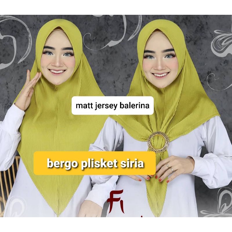 Bergo Plisket Siria by FI Hijab