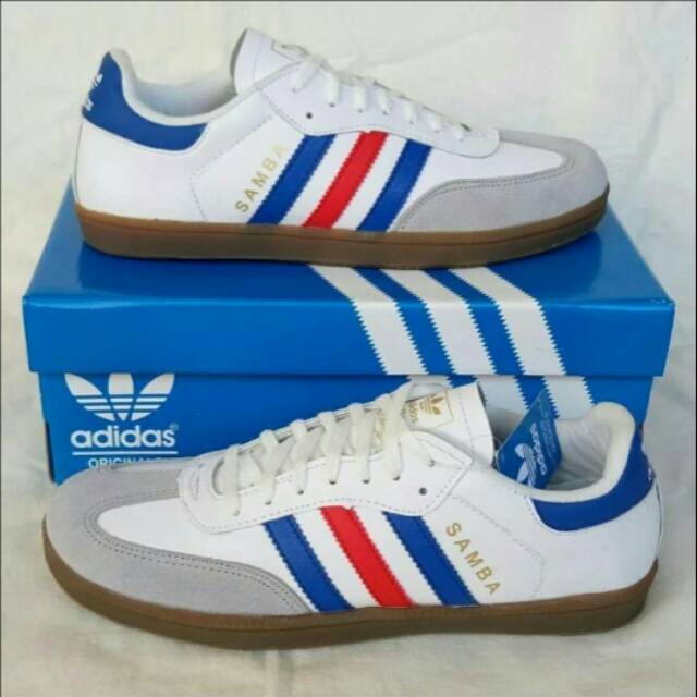 adidas samba biru