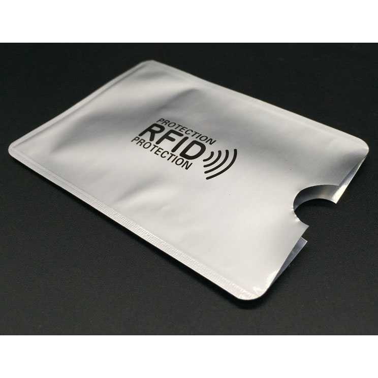 4 lembar RFID PROTECTION COVER - SARUNG KARTU ANTI RFID - RFID BLOCKER