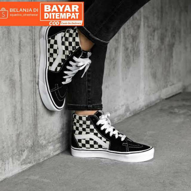Sepatu vans sk8 chekerboard