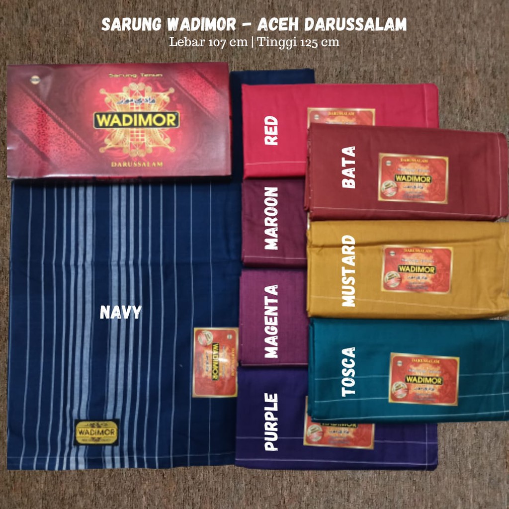 Sarung Wadimor Aceh Darussalam / Sarung Dewasa