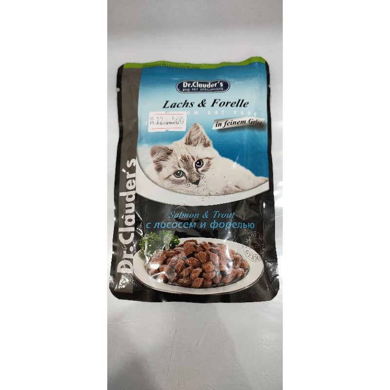 Makanan Kucing Sachet Dr.Clauder's 100g/Dr.Clauder's 100g