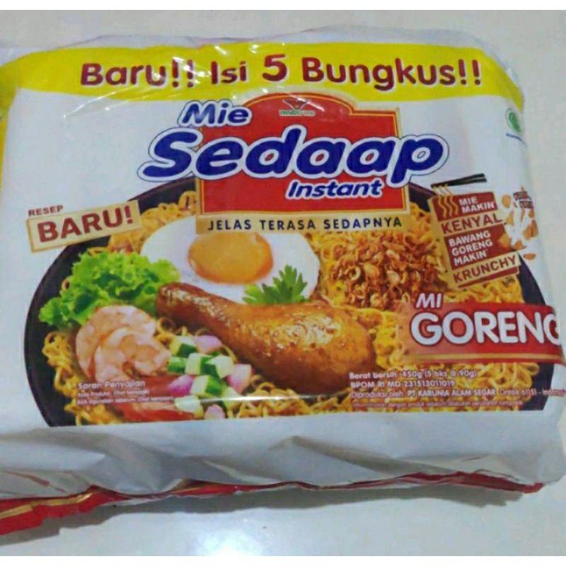 

Mie Sedaap Goreng isi 5