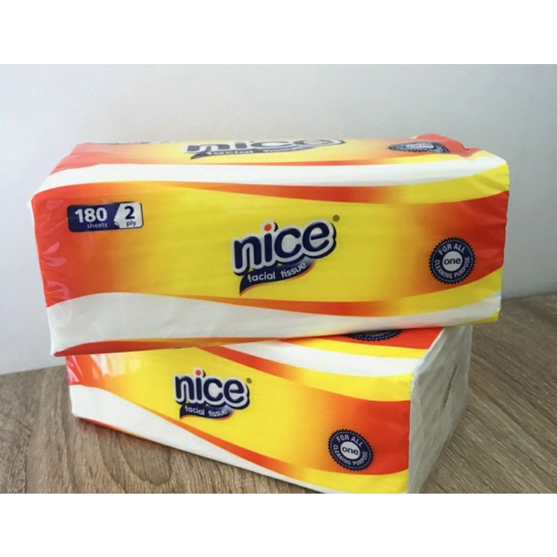 TISSUE TISU NICE 180 SHEET / PLY FACIAL TISSUE NICE 180 BUKAN 250