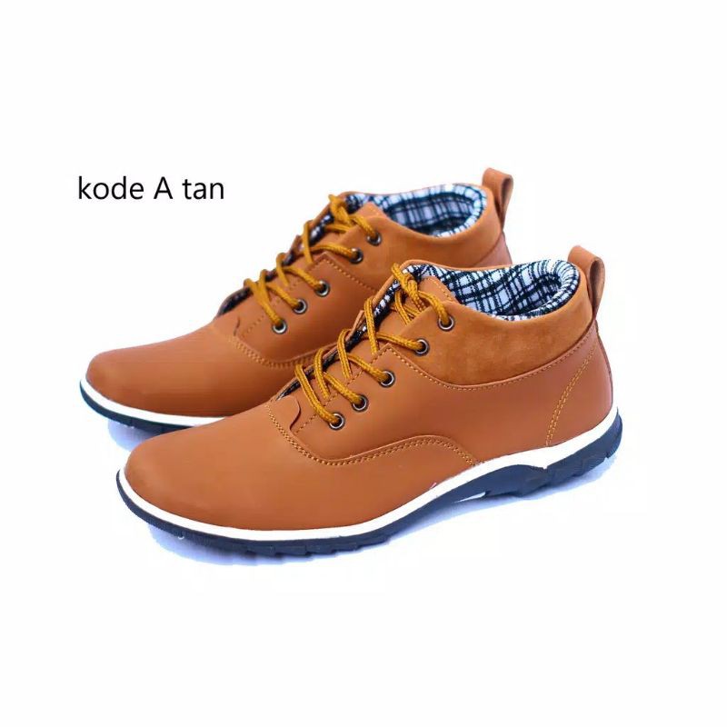 SEPATU BOOTS PRIA CASUAL/FORMAL VENTURA MODEL BRODO