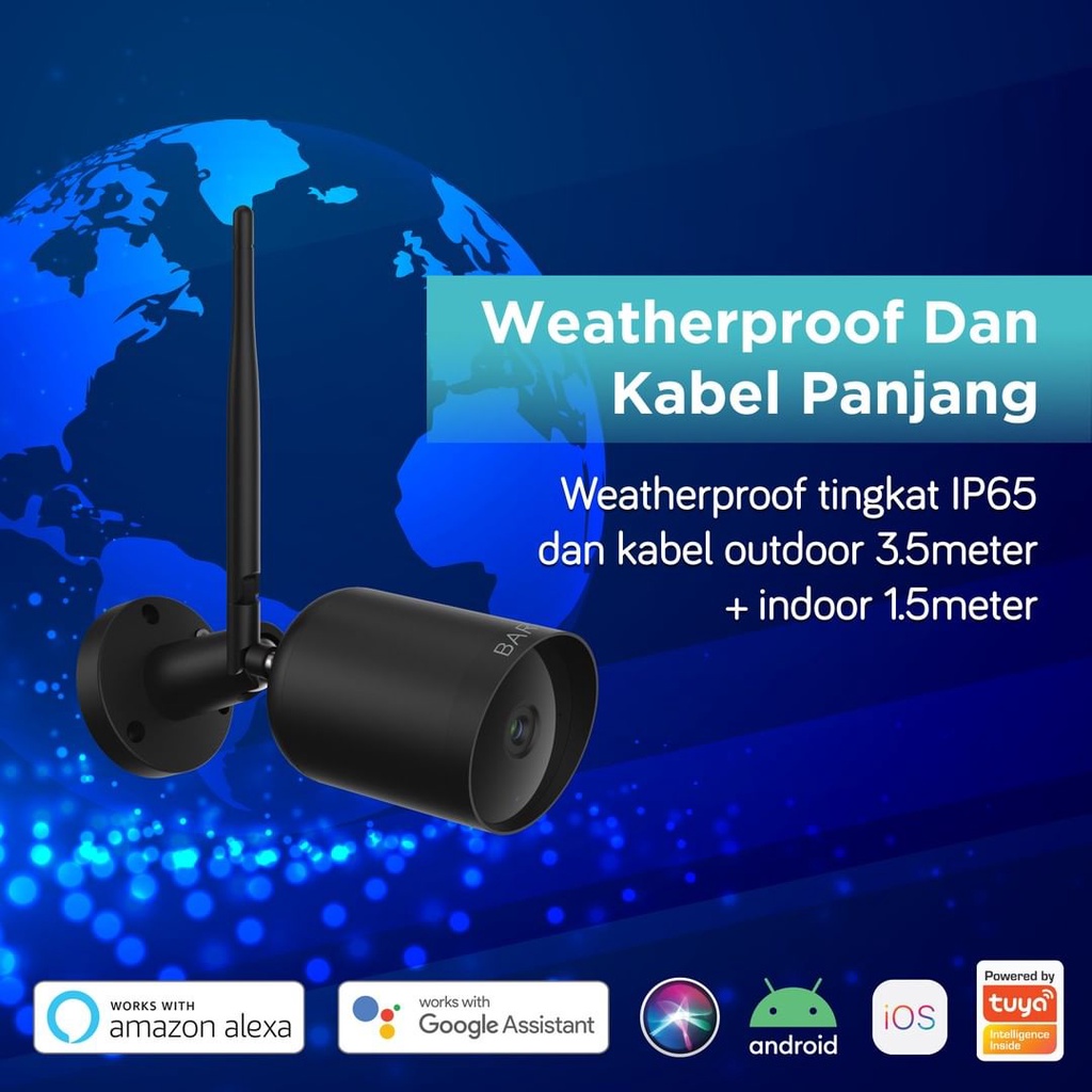 CCTV BARDI IP Camera Outdoor PTZ TPD CCTV SMart Home Waterproof AntiAir Kamera STC BARDI