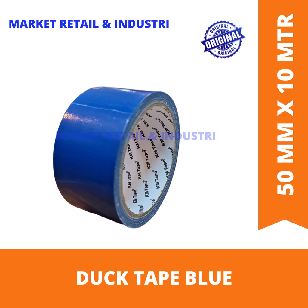 

Duck tape blue - lakban kain