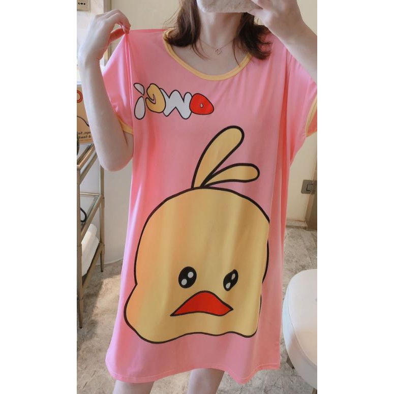 UNDR078 Daster Jumbo Korea  Spandex Baju  Tidur Murah  200gr 