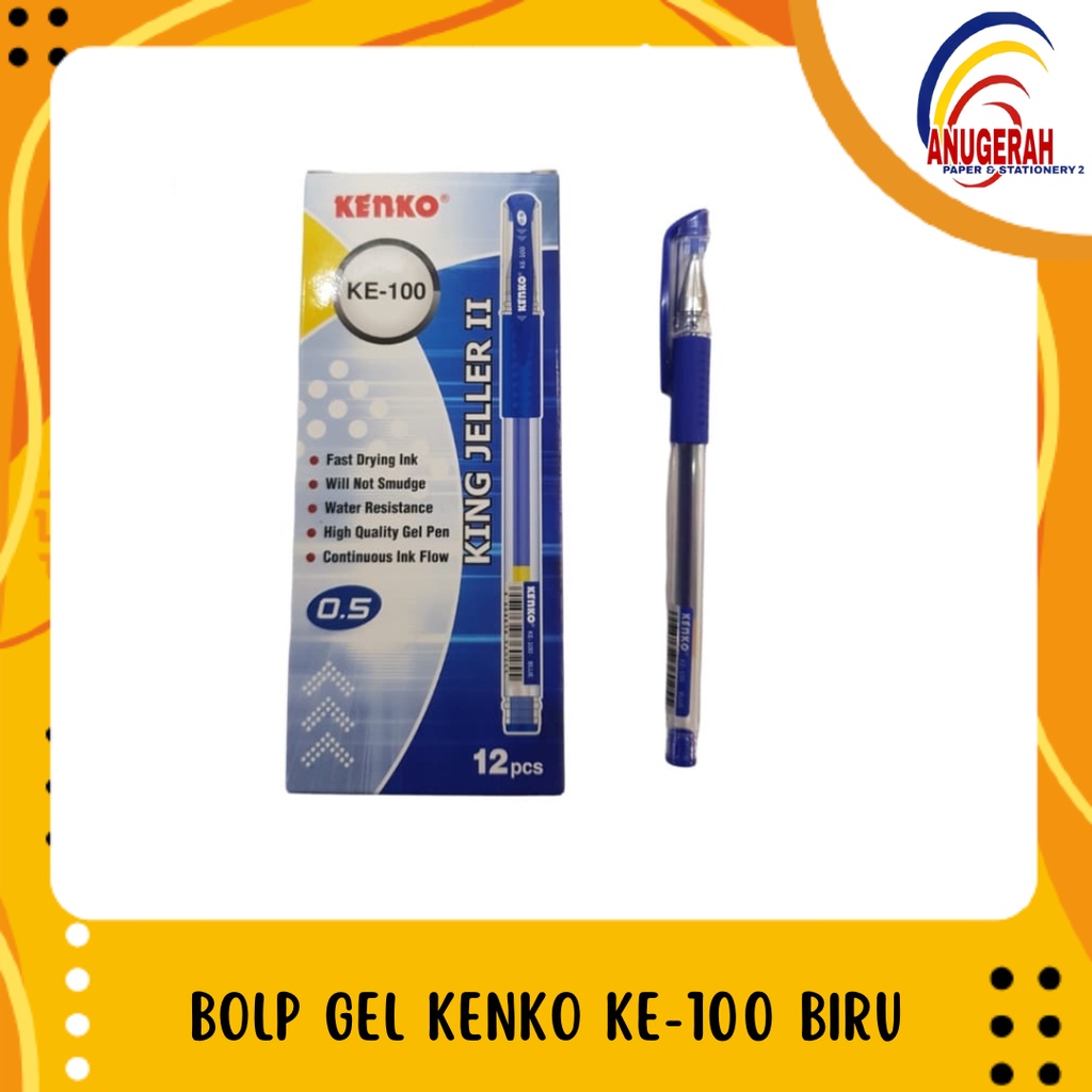 

BOLP GEL KENKO KE-100 BIRU (PCS)