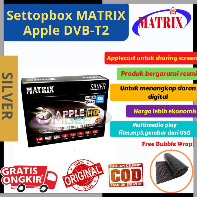 Set Top box Matrix APPLE New DVB T2 Meecast