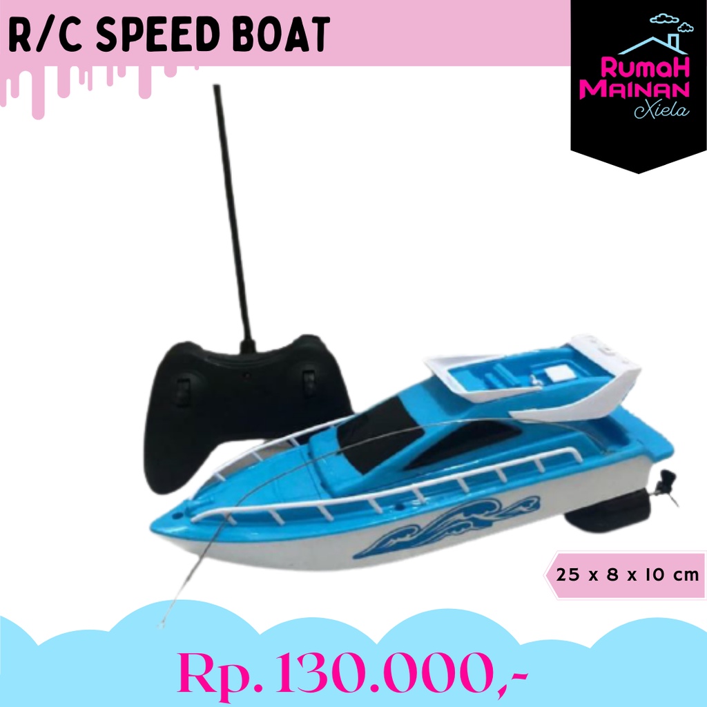 R/C SPEED BOAT - REMOTE CONTROL RADIO CONTROL KAPAL SPEED BOAT