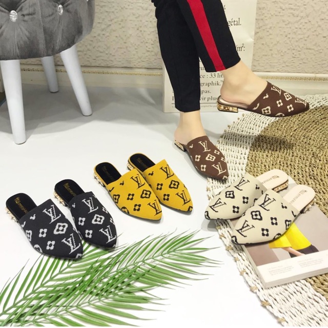 Slipon b931 mules sepatu wanita import