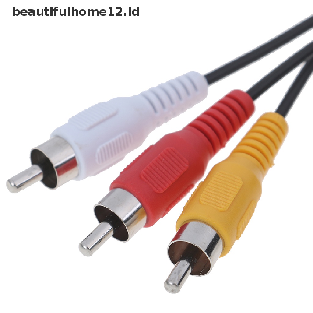 【beautifulhome12.id】 5feet/1.5m usb 2.0 female to 3 rca male video a/v camcorder adapter cable .