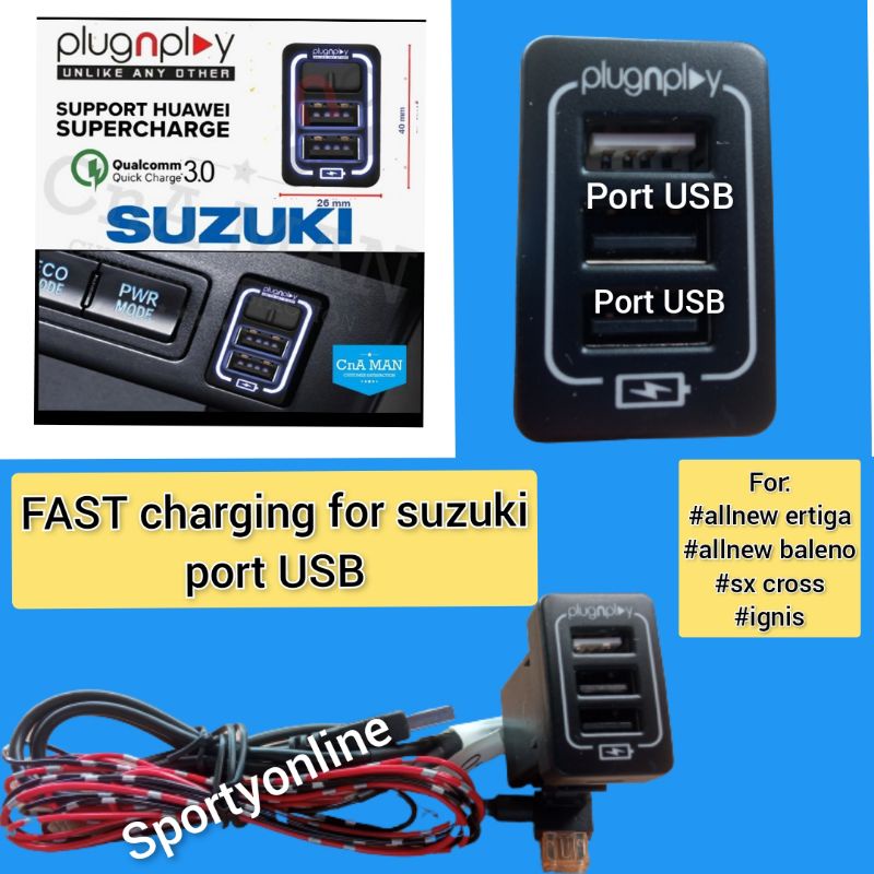 charger hanphone fast charging suzuki port usb otoproject