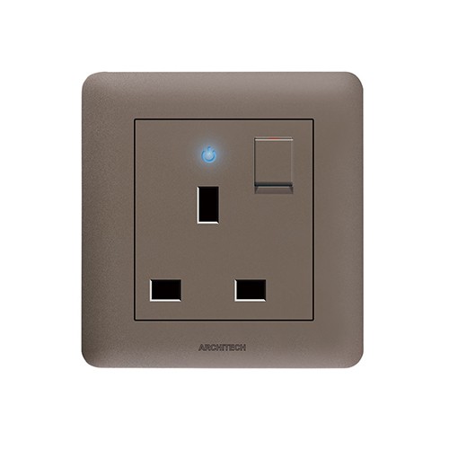 ARCHITECH INIFINITY BROWN/COKLAT STOP KONTAK AC A63-C12