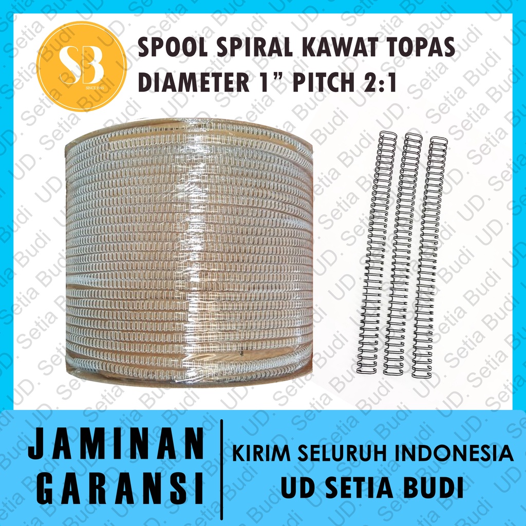 Spiral Kawat Topas 1&quot; ( 2:1 ) Spool