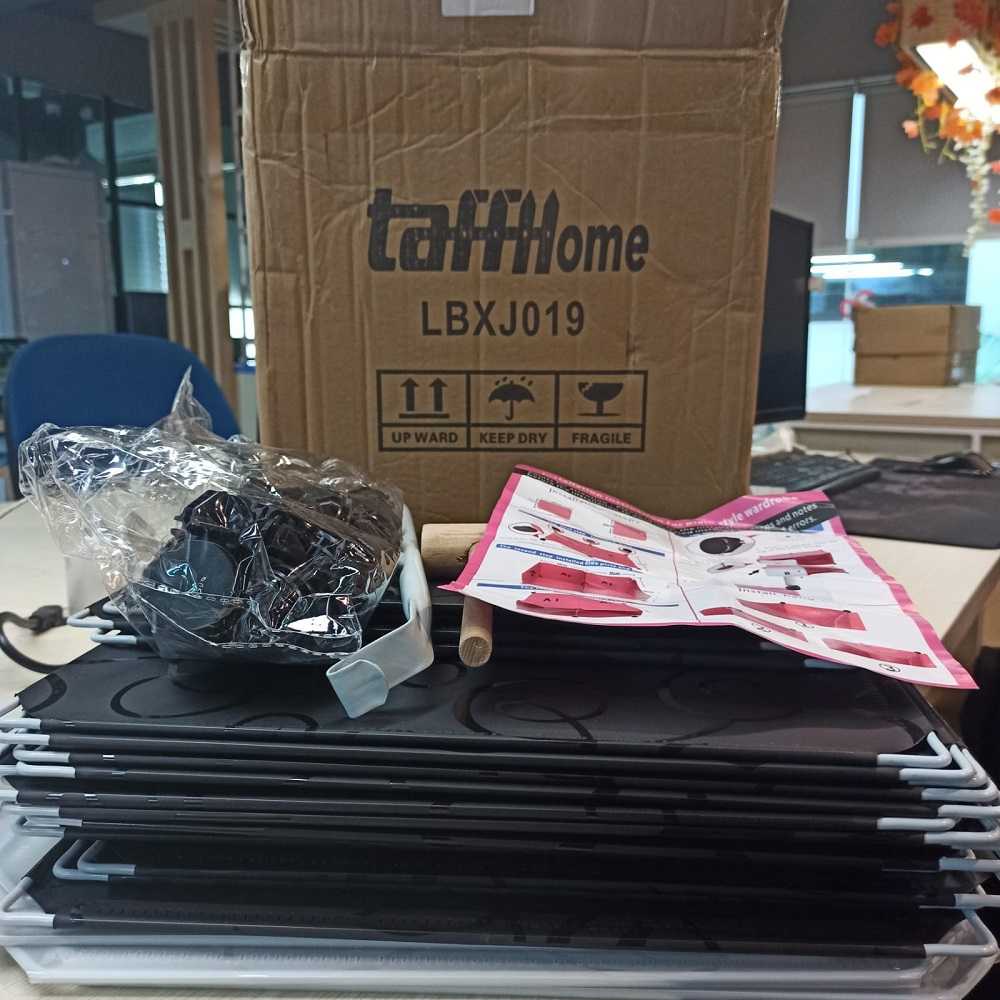 TD-DA1 TaffHOME Lemari Baju Plastik DIY 6 Pintu - LBXJ019