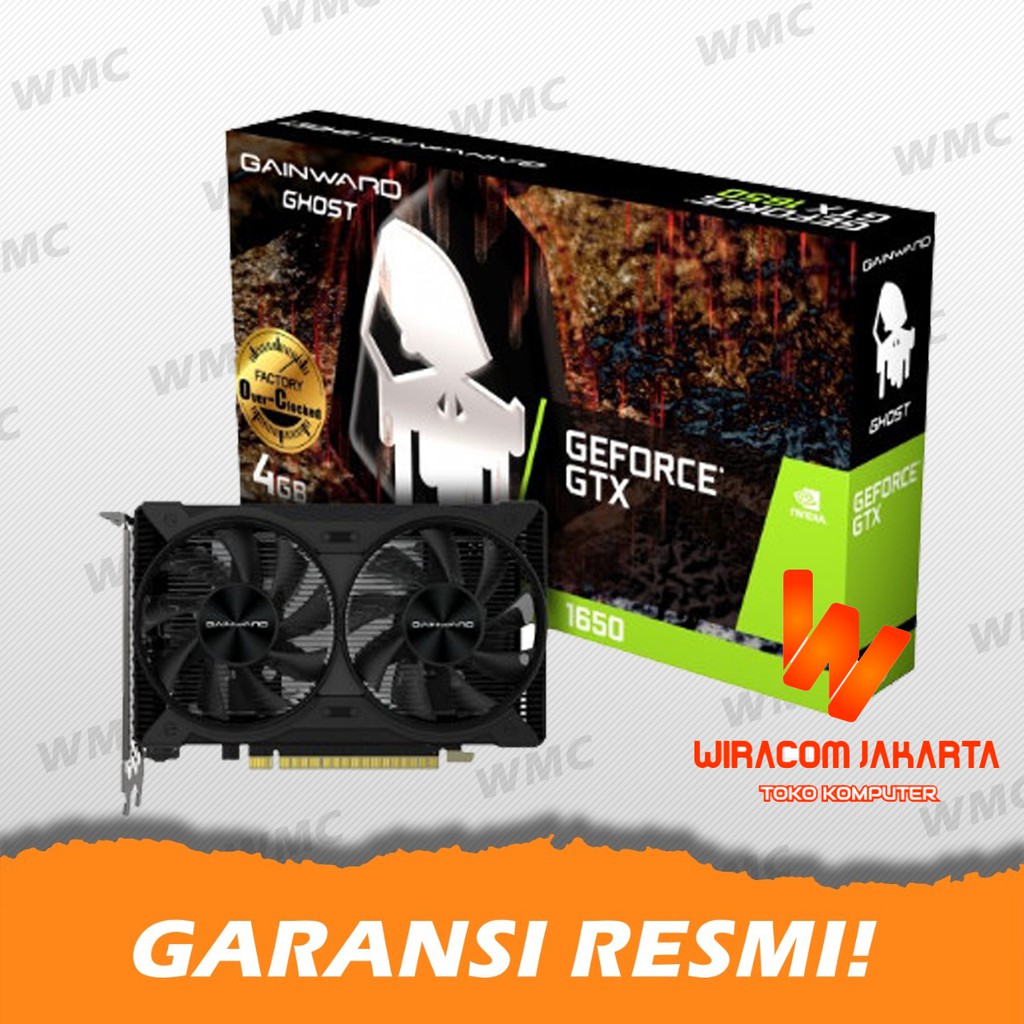 VGA Gainward Geforce GTX 1650 Ghost 4 GB 128 Bit DDR6 GTX 1650 D6 4G
