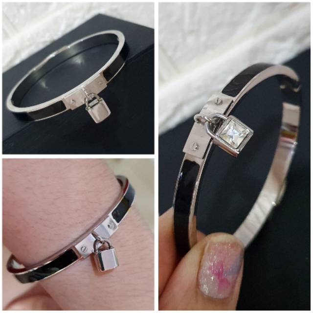 Gelang Titanium Premium Gelang Brandad Band Gelang Stainless steel Anti karat anti alergi GS21