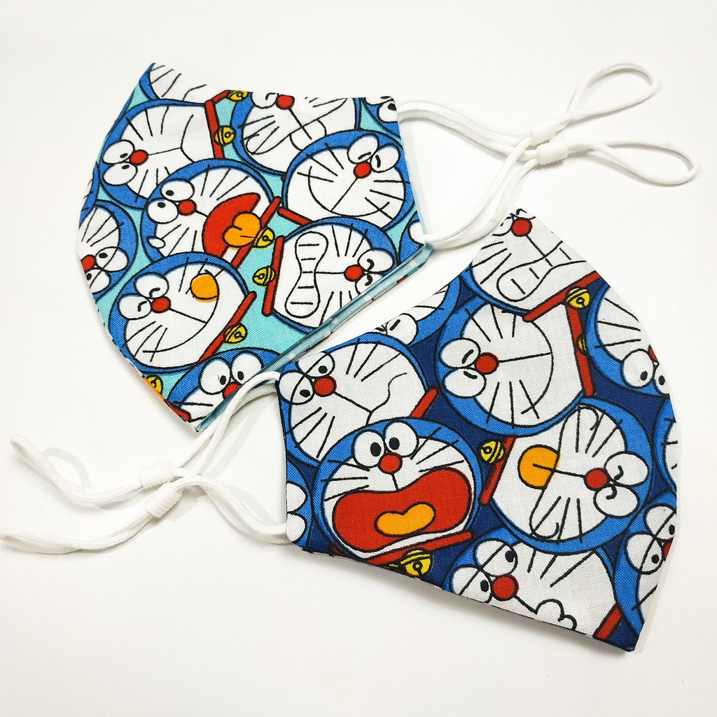 Masker Katun Motif ( Doraemon )