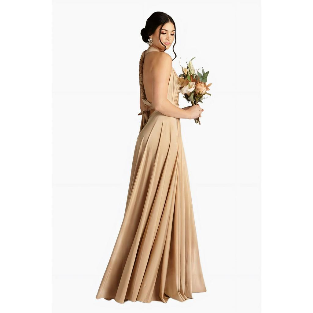 READY Dress Pesta Premium Gaun Kondangan Multiway Dress Convertible Infinity Dress Bridesmaid Sage Green Hijau Sage Soft Green Hijau Muda Hijau Soft