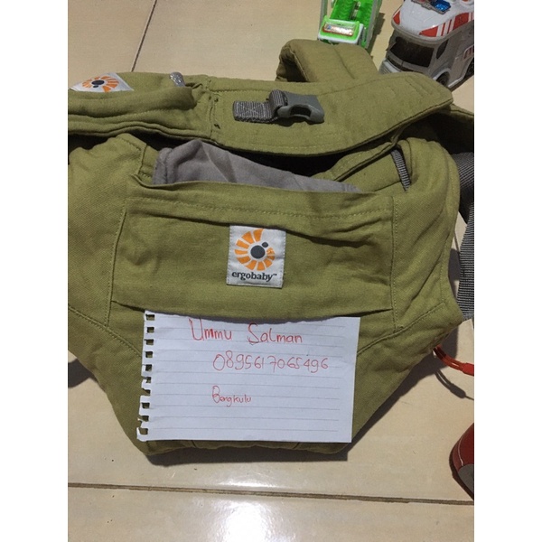preloved ergobaby hip seat