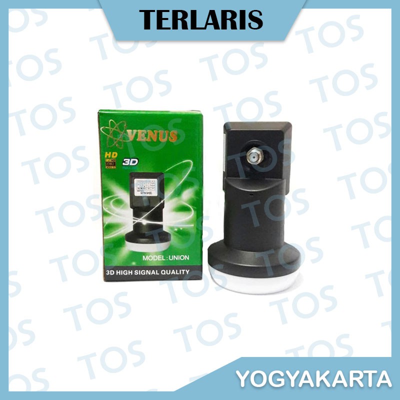 Promo Terbaru 1 Satelite 1 Receiver Venus LNB KU Band Single Out VLB-928 TOS