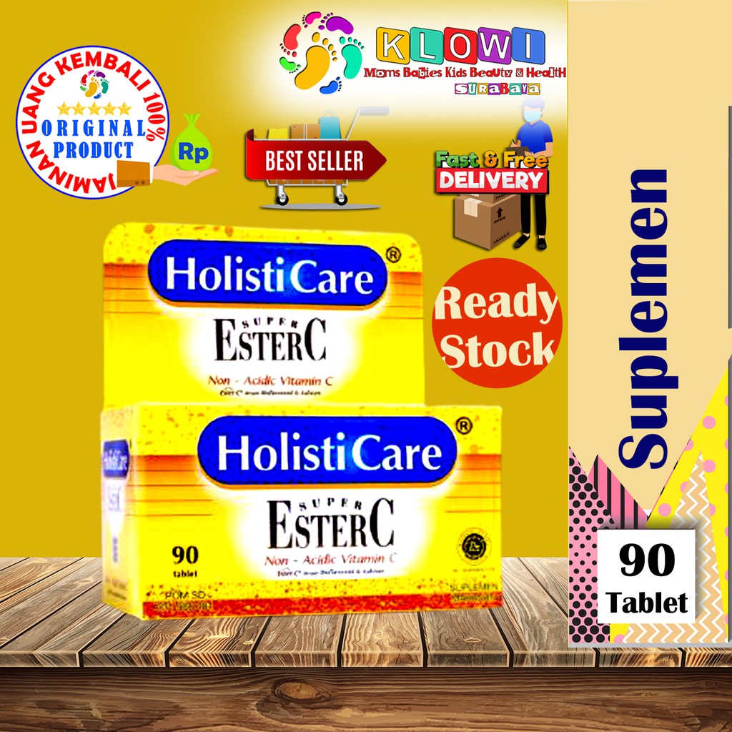 Holisticare Super Ester C - Isi 90 Tablet