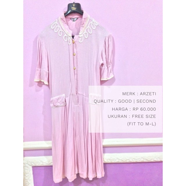 Dress pink arzeti