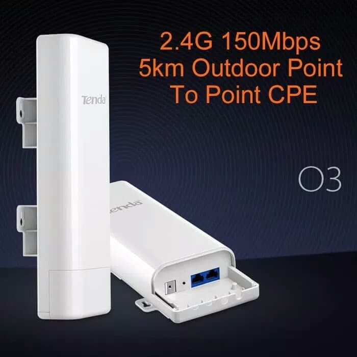 TENDA O3 - 5Km 2.4GHz Router AP Wifi Outdoor Point To Point CPE