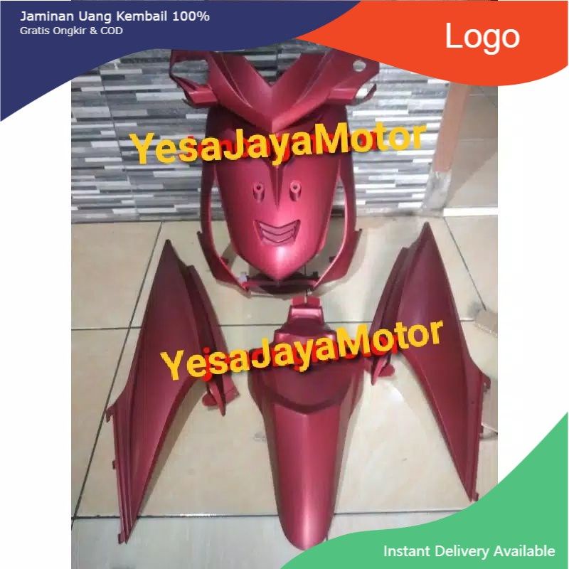 Full Body Alus Beat Karbu Warna Merah Doff