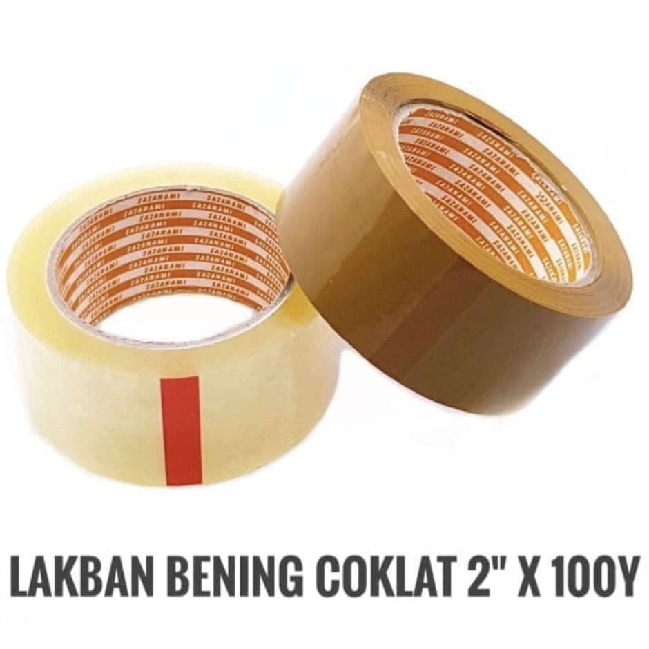 

Lakban Opp bening 48 MM x100y sazanami Tape