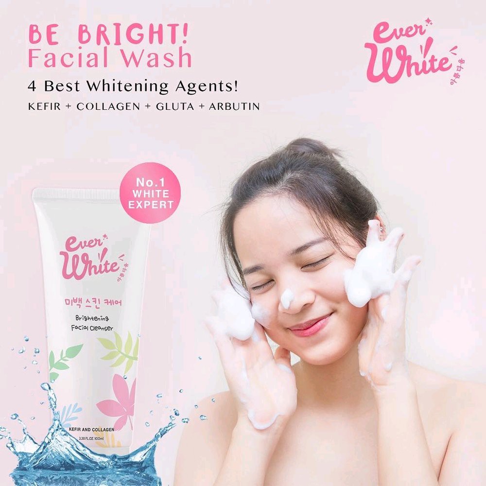 [COD] Everwhite Facial Cleanser | Formula Pencuci Muka Membersihkan dan Mencerahkan dalam 2 Minggu