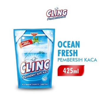 CLING Pembersih Kaca Biru 425ML