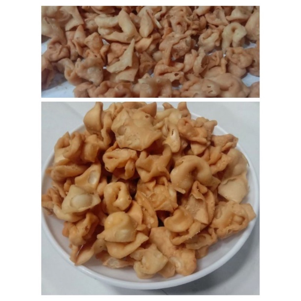 

Keripik pangsit bawang 250 gram