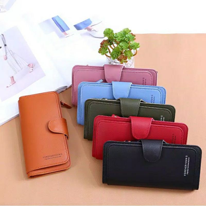Dompet Lipat Panjang Forever Young Import / Dompet Lipat Panjang import Remaja
