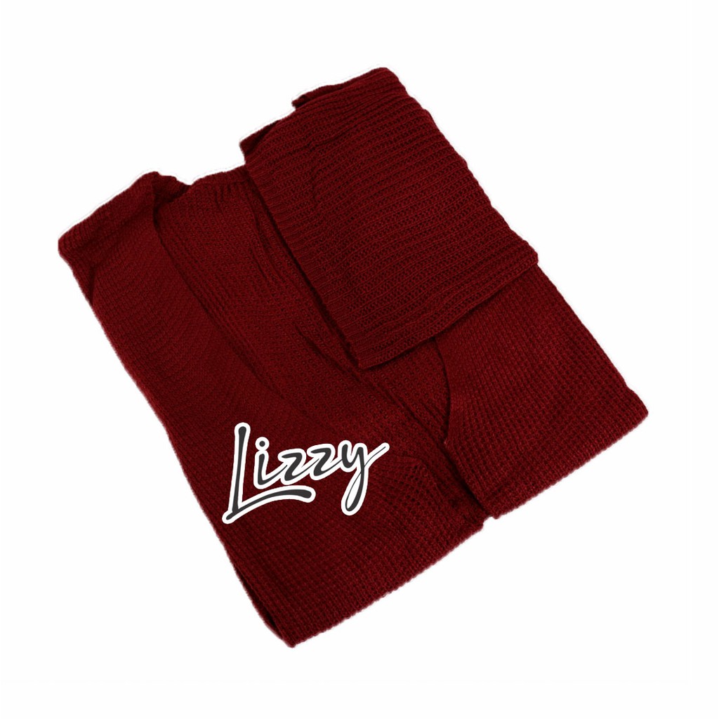 Locy cardigan oversized BY LIZZY-Locy maron