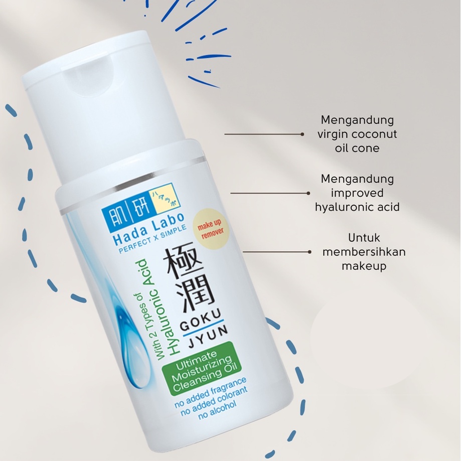 Hada Labo Gokujyun Ultimate Moisturizing Cleansing Oil 100ml