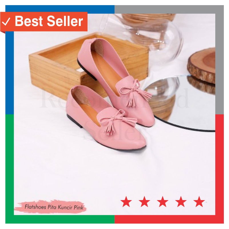 

ORDER LANGSUNG KIRIM FREE ONGKIR MURAH / [SIAP KIRIM] FLATSHOES PITA KUNCIR